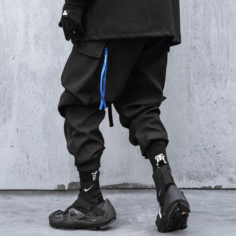 Technical Double Web Belt Buckle Trousers