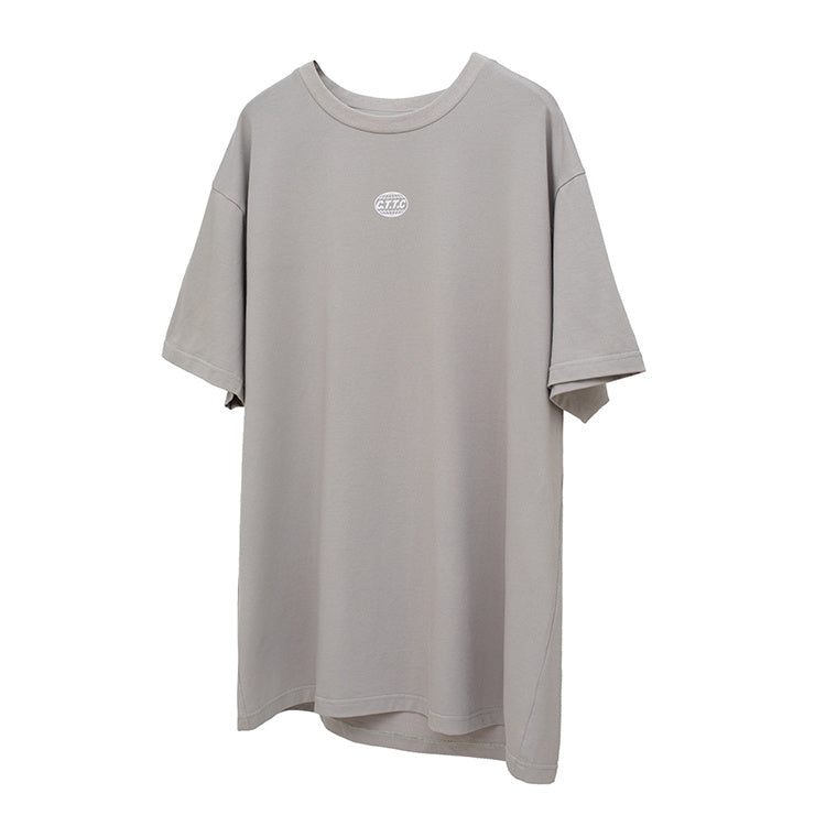Loose printed casual tide brand basic short sleeve t-shirt