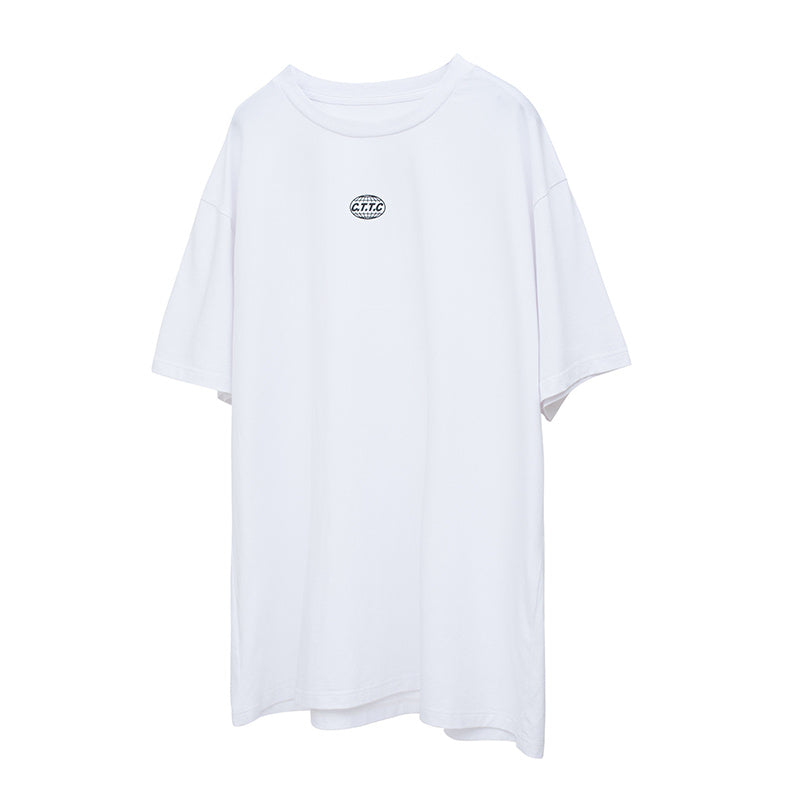 Loose printed casual tide brand basic short sleeve t-shirt