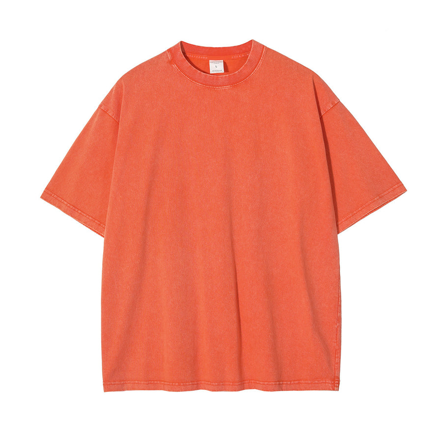 New Crew Neck Cotton Batik Short Sleeve Basic T-Shirt