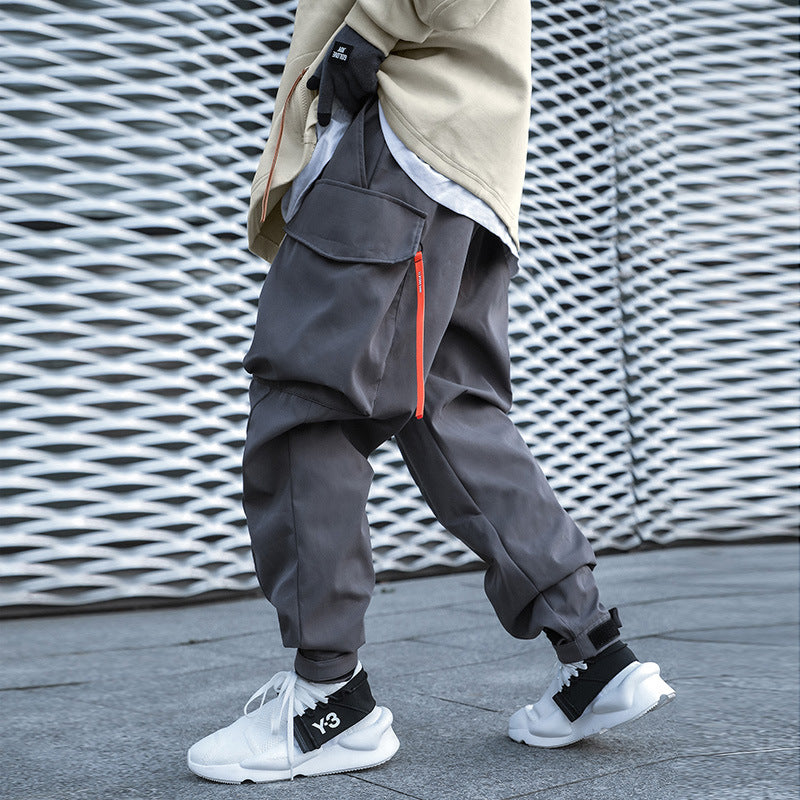 Technical Double Web Belt Buckle Trousers