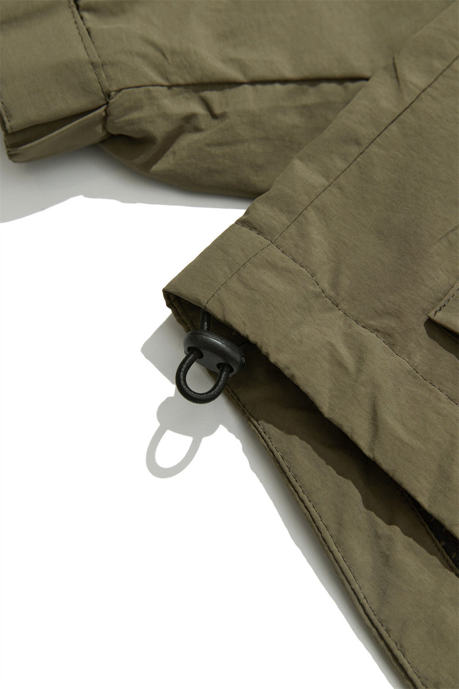 Hooded Multi-pocket Technical Work Jacket Men's
